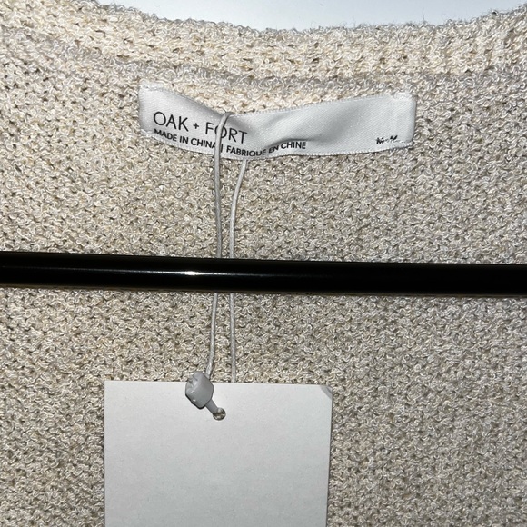 Oak + Fort | Knit Cream Vest - Picture 5 of 7
